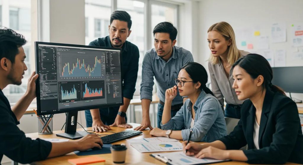 Sydney marketing agency team analyzing local market data and consumer behavior