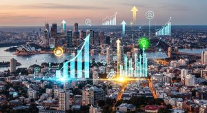 Sydney cityscape with digital marketing elements representing growth marketing strategies