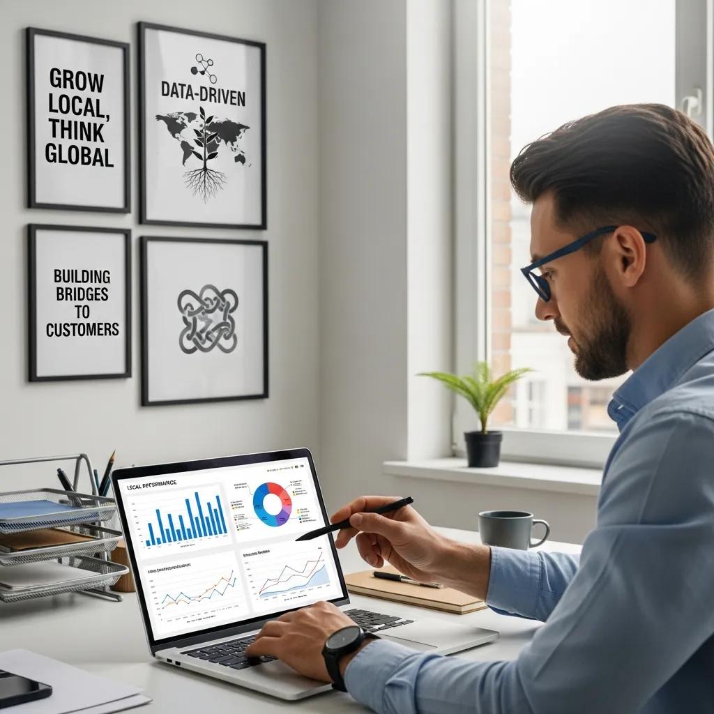 Marketing specialist reviewing campaign data to drive business growth in Sydney